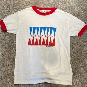 Augusta Sportswear Youth T-Shirt with Red Collar